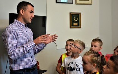Przedszkolaki z wizytą w Urzędzie Miejskim 29