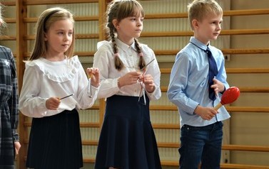 Ślubowanie klas pierwszych w SP w Wieńcu