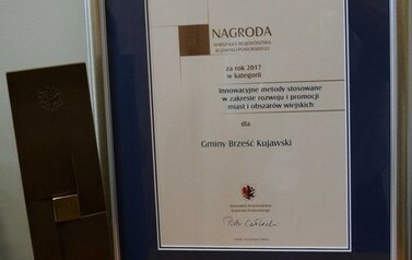 Nagroda Marszałka 'Innowacyjne metody stosowane w zakresie rozwoju i promocji miast i obszarów wiejskich'