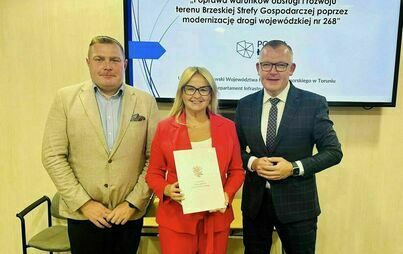Zdjęcie do Rozpoczynają się prace związane z przebudową drogi wojew&oacute;dzkiej DW 268
