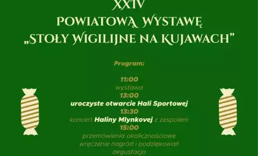 Zdjęcie do XXIV Powiatowa Wystawa &bdquo;Stoły Wigilijne na Kujawach&rdquo;