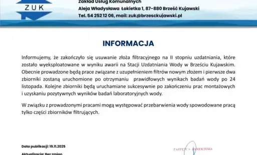 Zdjęcie do Komunikaty o jakości wody