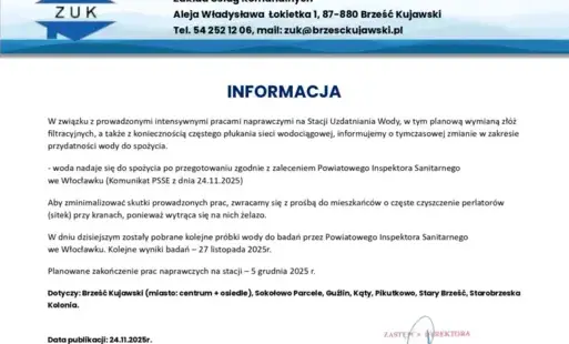 Zdjęcie do Komunikaty o jakości wody