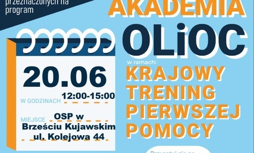 Zdjęcie do Akademia OLiOC w Brześciu Kujawskim. Bezpłatne szkolenie z pierwszej pomocy