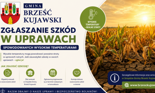 Zdjęcie do Zgłaszanie szk&oacute;d w uprawach spowodowanych wysokimi temperaturami