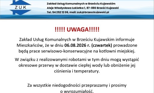 Zdjęcie do Komunikat dla mieszkańc&oacute;w 