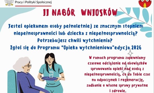 Zdjęcie do Opieka wytchnieniowa- II nab&oacute;r